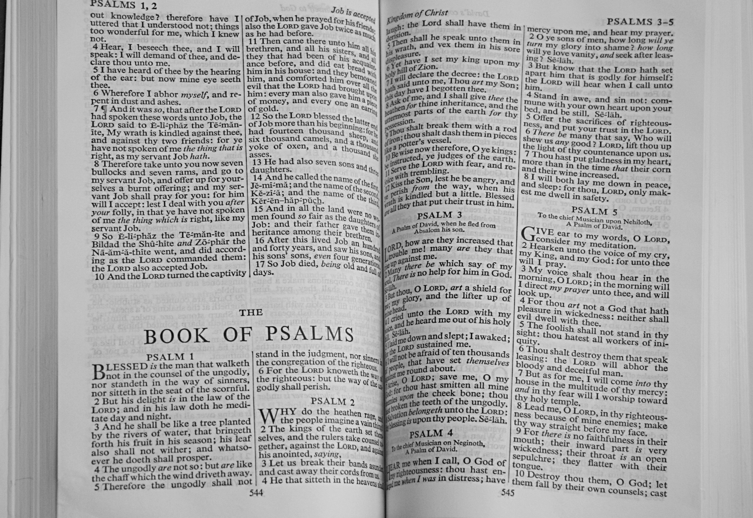 Book of Psalms